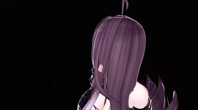 Thicc elf vtuber destroyed in raw lewd dance hentai mmd