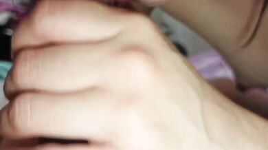 He greets me with a rich deepthroat blowjob