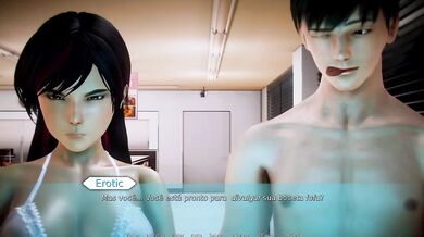 Striptease game with Asian gamer girl Cammy gets destroyed creampie