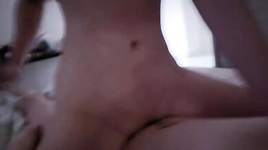 First date ends in her deep throat gagging on my cock