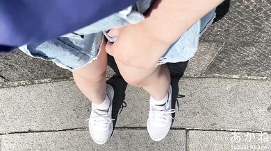Schoolgirl squirts in dirty public toilet while fucking herself raw