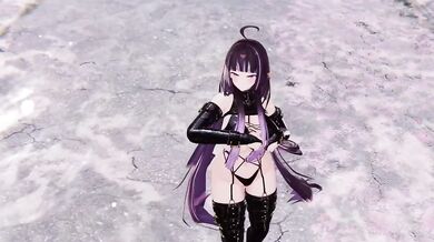 Elf VTuber stripped in MMD gives R18 dance you can't resist
