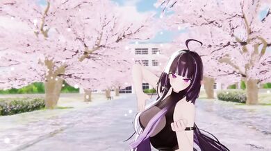 Elf VTuber stripped in MMD gives R18 dance you can't resist