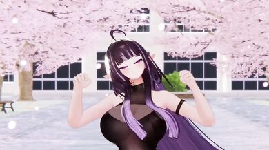 Elf VTuber stripped in MMD gives R18 dance you can't resist