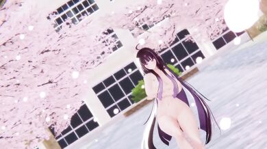 Elf VTuber stripped in MMD gives R18 dance you can't resist
