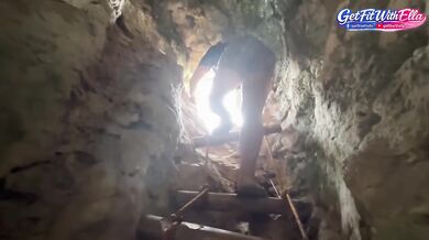 Pinay Creampie in Cave Fucked Raw Public