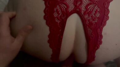 Bareback doggy style creampie youll be ruined by a British milf