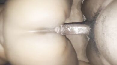 Daddy fucks dripping wet ebony from behind right now