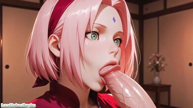 Sakura and Hinata destroyed by huge dildos in their tight asses