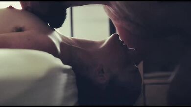 Creature deepthroats her Creator's massive cock raw and messy