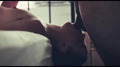 Creature deepthroats her Creator's massive cock raw and messy