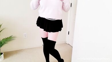 You Have To Stop Watching Me Hot Milf Mom Next Door Unleashes Pink Pussy In Socks