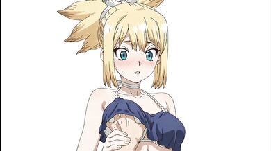 Dr Stone Hentai Kohaku ruined and gushing with 3D anime cum
