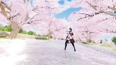 Purple kiss Nude elf VTuber Hentai MMD raw ecchi dance