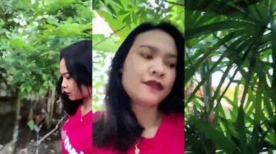 Pinay Solo in the Field Getting Fucked Hard Public Sex
