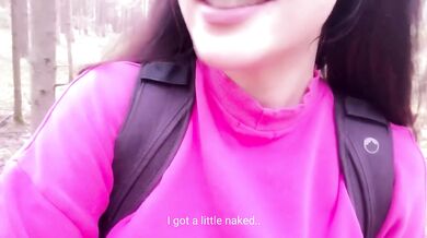 German girl fingers herself risky picnic joi caught in HD