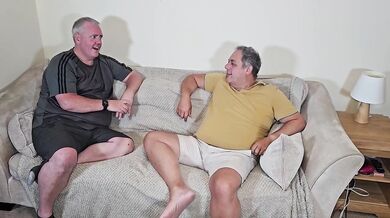Old Cock Threesome MILF Brit Anal Creampie DP
