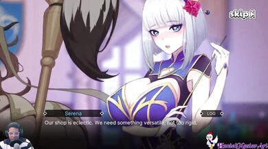 Paint my gamer waifu insides gamers play nutaku game raw hentai