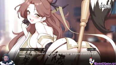 Paint my gamer waifu insides gamers play nutaku game raw hentai