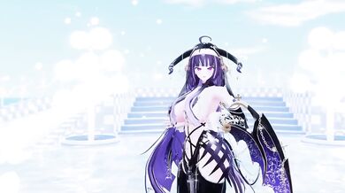 Thicc elf vtuber destroyed by hentai mmd dance r18 cum