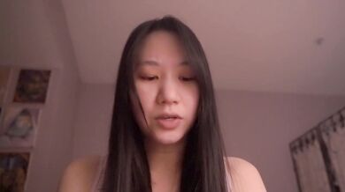 Cute Asian Nerd ASMR Solo Moans Wisdom is Sexy