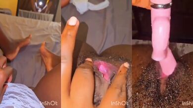 Amateur solo teen strokes her black ass raw sloppy drip