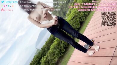 Groped Gushing real Japanese couple raw Mt Fuji bath steaming creampie exposed