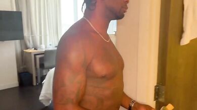 Blonde with massive tits pounded rough by a Jamaican brute