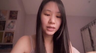 Getting dirty with her cheating wife ASMR Asian solo cum