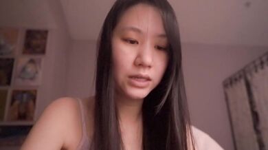 Getting dirty with her cheating wife ASMR Asian solo cum
