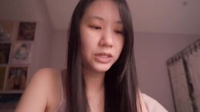 Getting dirty with her cheating wife ASMR Asian solo cum