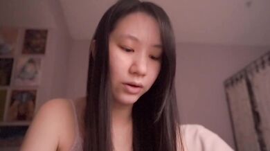 Getting dirty with her cheating wife ASMR Asian solo cum