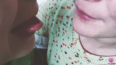 Do you wanna cum in our mouths sloppy amateur mouths swallow close up