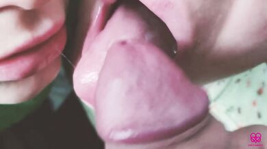 Do you wanna cum in our mouths sloppy amateur mouths swallow close up