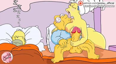 Marge gets destroyed by her old mans huge cock cheating husband watches