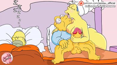 Marge gets destroyed by her old mans huge cock cheating husband watches