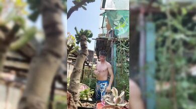 Milf Wrecks Stepbro in Raw Heat as Muscles Bulge