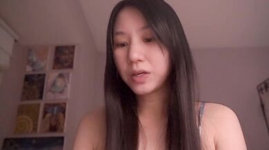 Cute Asian Girl's Sorrowful ASMR Gushes Choked Sobs