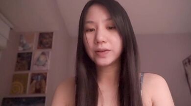 Cute Asian Girl's Sorrowful ASMR Gushes Choked Sobs