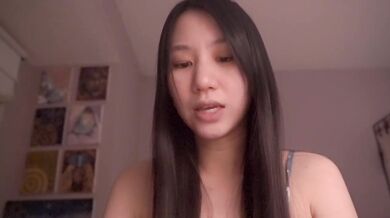 Cute Asian Girl's Sorrowful ASMR Gushes Choked Sobs