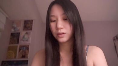 Cute Asian Girl's Sorrowful ASMR Gushes Choked Sobs