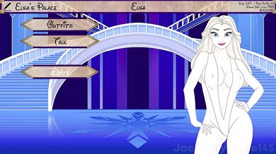Elsa The Ice Queen Gets Rawdogged And Creamed In The Park After Dark