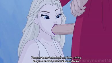 Elsa The Ice Queen Gets Rawdogged And Creamed In The Park After Dark