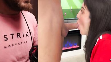 Katty West's anal fuck worshipped at World Cup climax cumshot