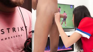 Katty West's anal fuck worshipped at World Cup climax cumshot