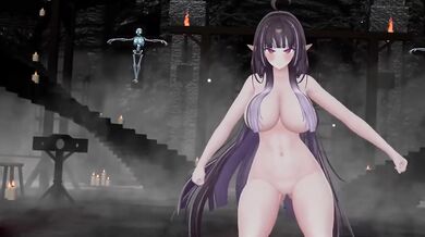 Elf VTuber’s nude dance in MMD get wrecked hentai
