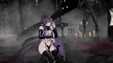 Elf VTuber’s nude dance in MMD get wrecked hentai