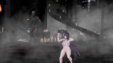 Elf VTuber’s nude dance in MMD get wrecked hentai