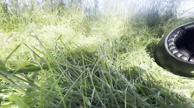 Meadow mess flooded by British amateur daddy creampie