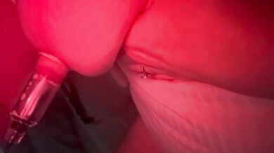 Daddy's boobs milked raw while he fucks me deep